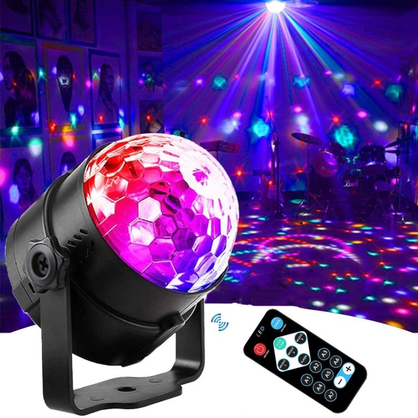 GiftMax LED RGB Disco Ball Light Remote Control Atmosphere Light