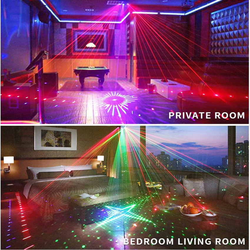 Laser lights for room outlet