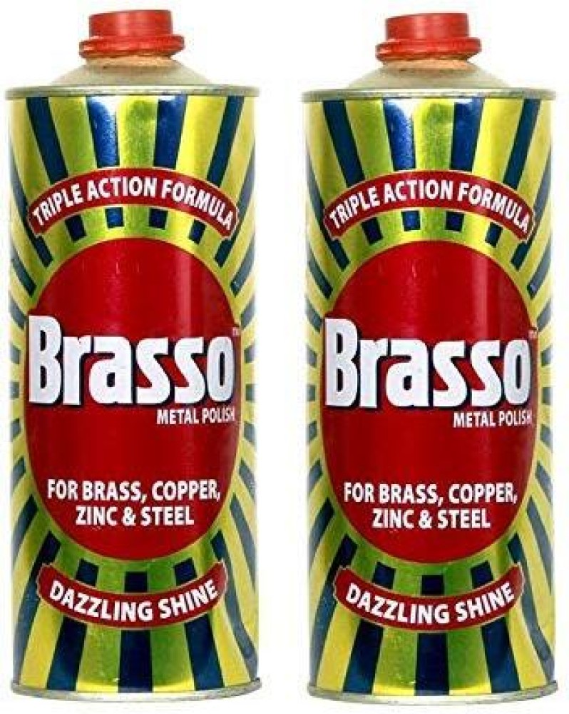 Brasso Metal Polish 8 Pack - Clean & Polish Brass, Copper, Steel