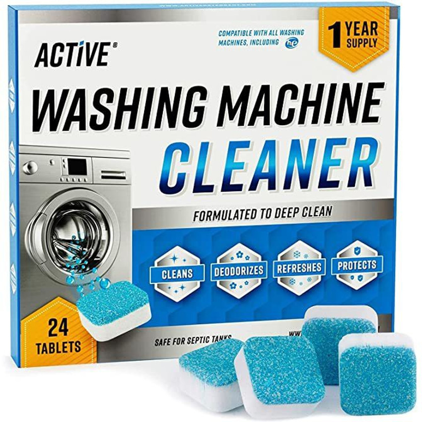 Active Washing Machine Cleaner Descaler 24 Pack-Deep 