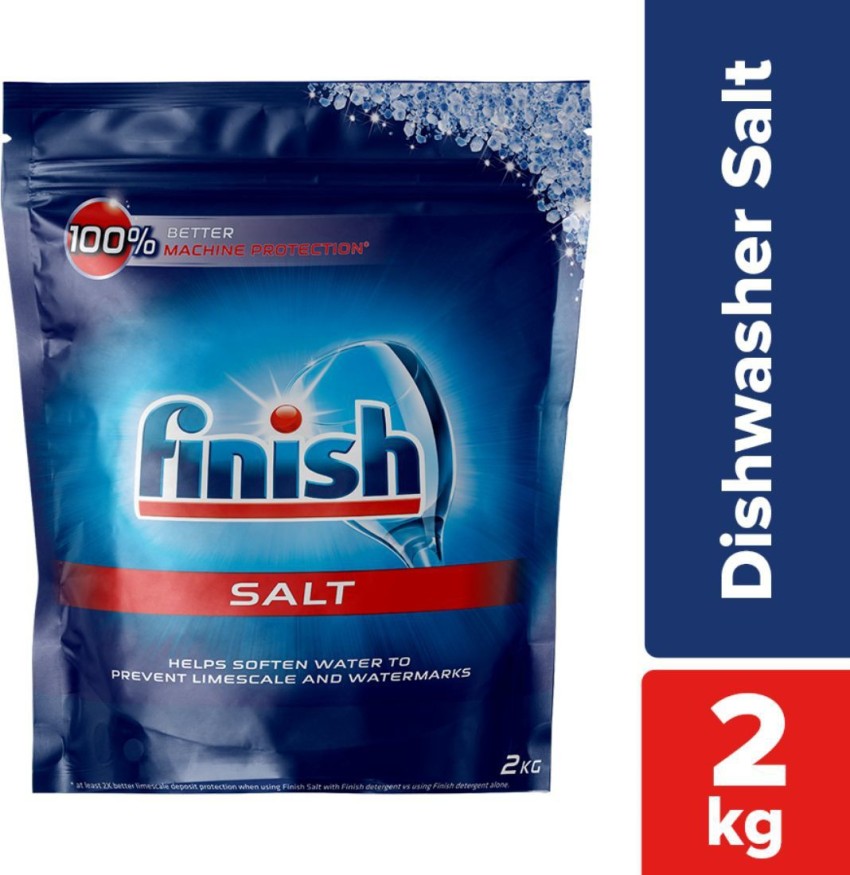 8 x Finish Dishwasher Salt 1kg Soften Water to Prevent Limescale &  Watermarks