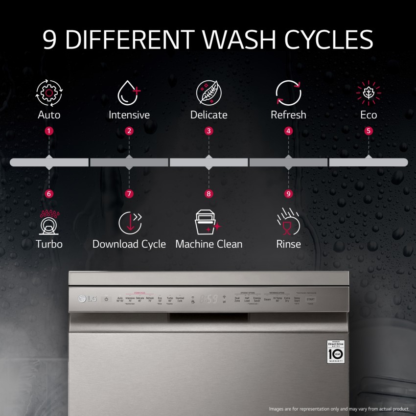 LG 14 Place Settings Dishwasher - DFB424FM