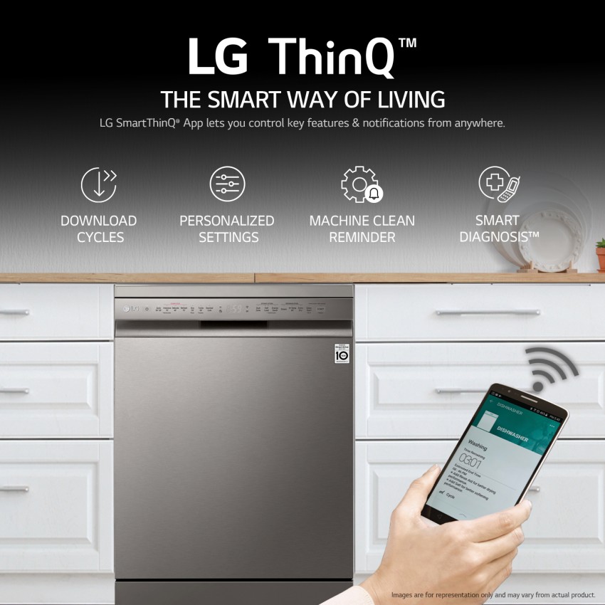 Lg wifi deals dishwasher app