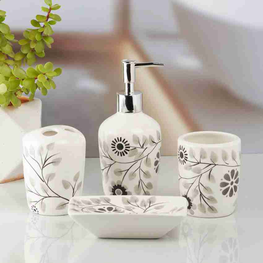 The Classic White Ceramic Bath Accessories