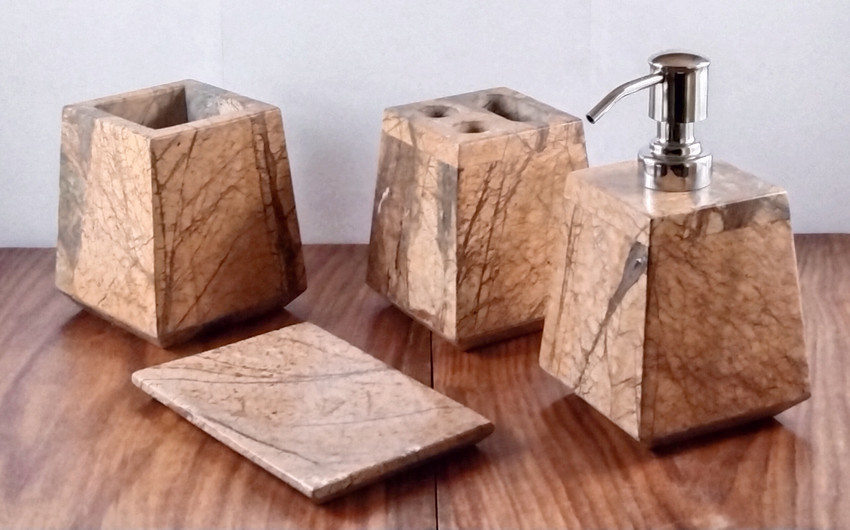 Marble online bathroom set