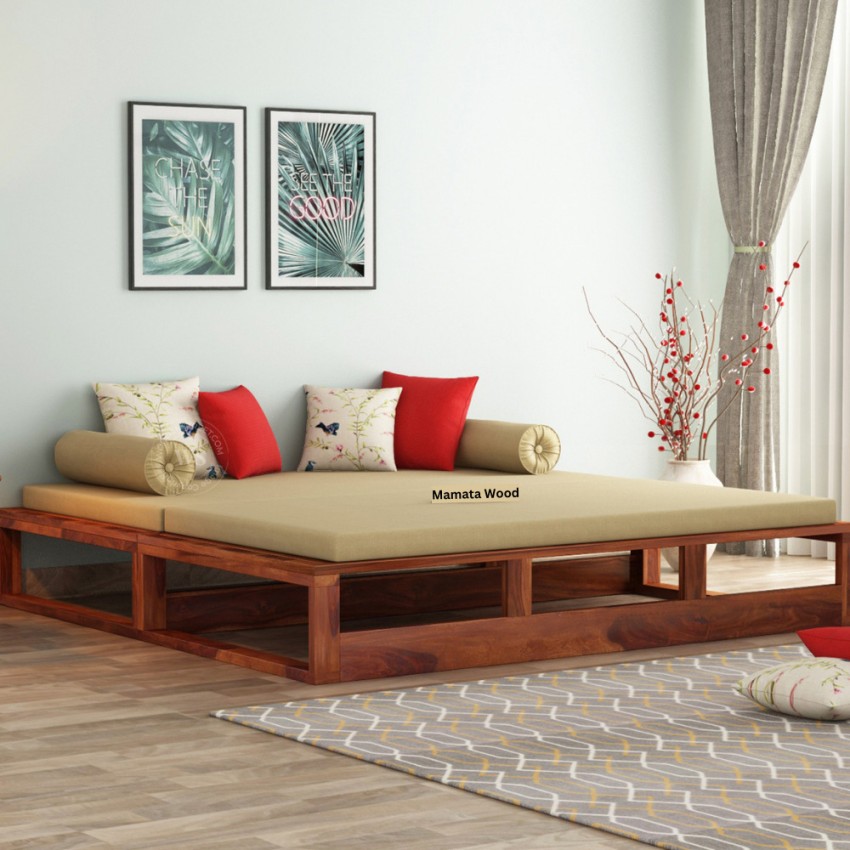 Mamata Wood Decor Solid Sheesham Wood Divan Cum Bed Sofa cum bed foldable Solid Wood Diwan Price in India Buy Mamata Wood Decor Solid Sheesham Wood Divan Cum Bed