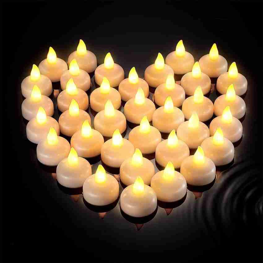 HONESTSTORE LED Water Sensor Artificial Floating Light Diya Best