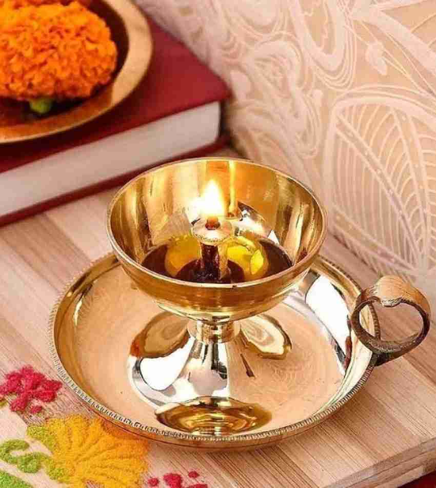GODS CHOICE Brass Cup Nanda Diya For Pooja/Decor Brass Table Diya Price in  India - Buy GODS CHOICE Brass Cup Nanda Diya For Pooja/Decor Brass Table  Diya online at