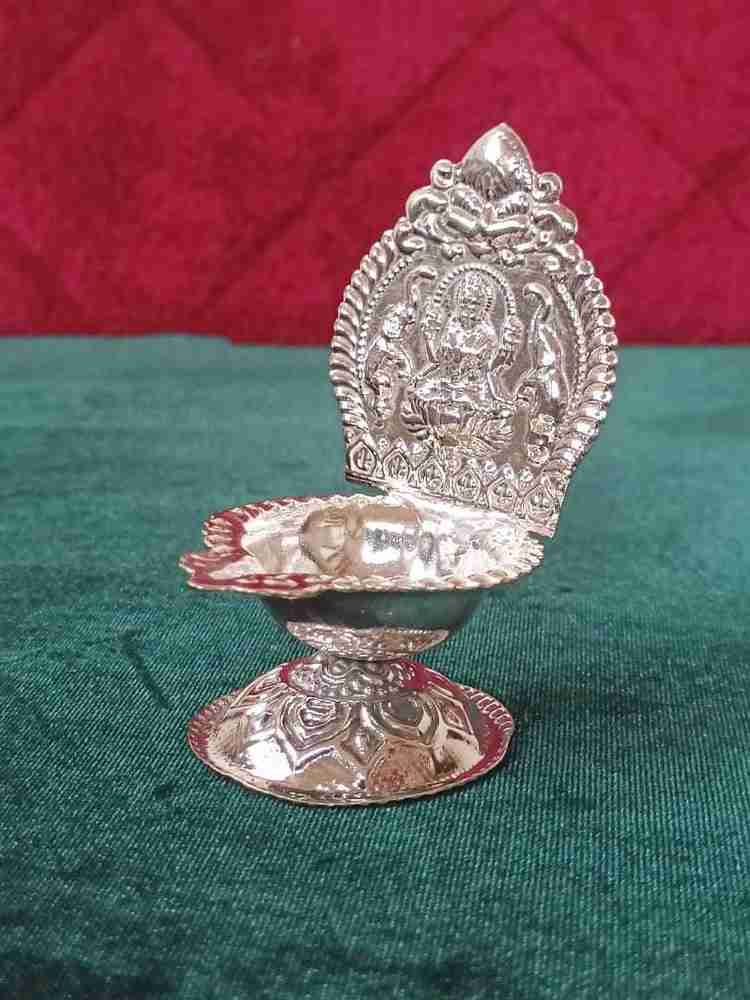 Silver clearance gajalakshmi vilakku