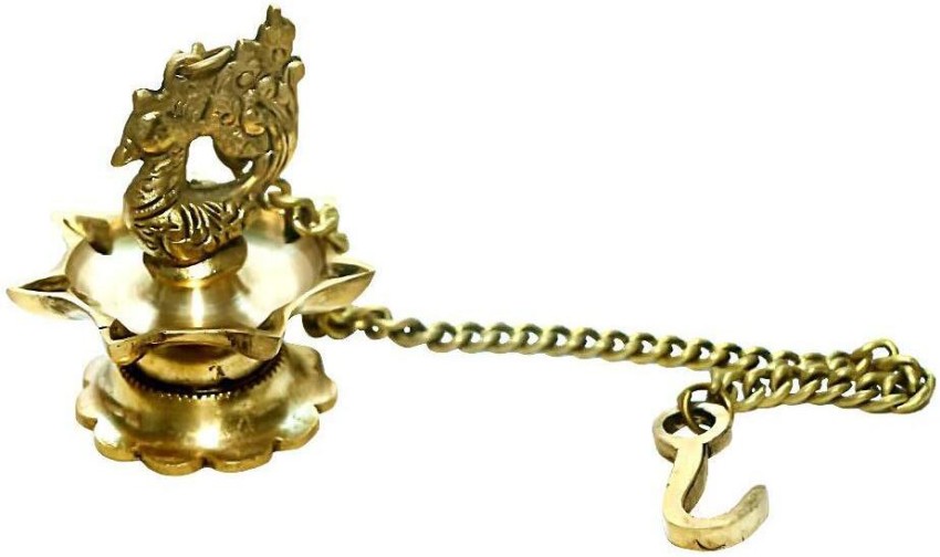 Attractive Brass Traditional Deepak Oil Lamp Set Of 1 - WallMantra