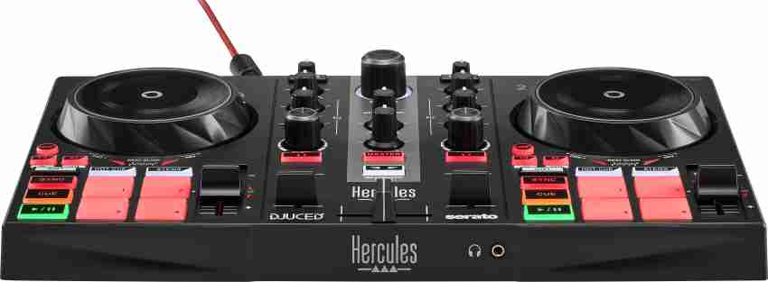 Hercules DJ DJControl Inpulse 200 MK2 2-Channel DJ Controller for Serato DJ  Lite and DJUCED Black