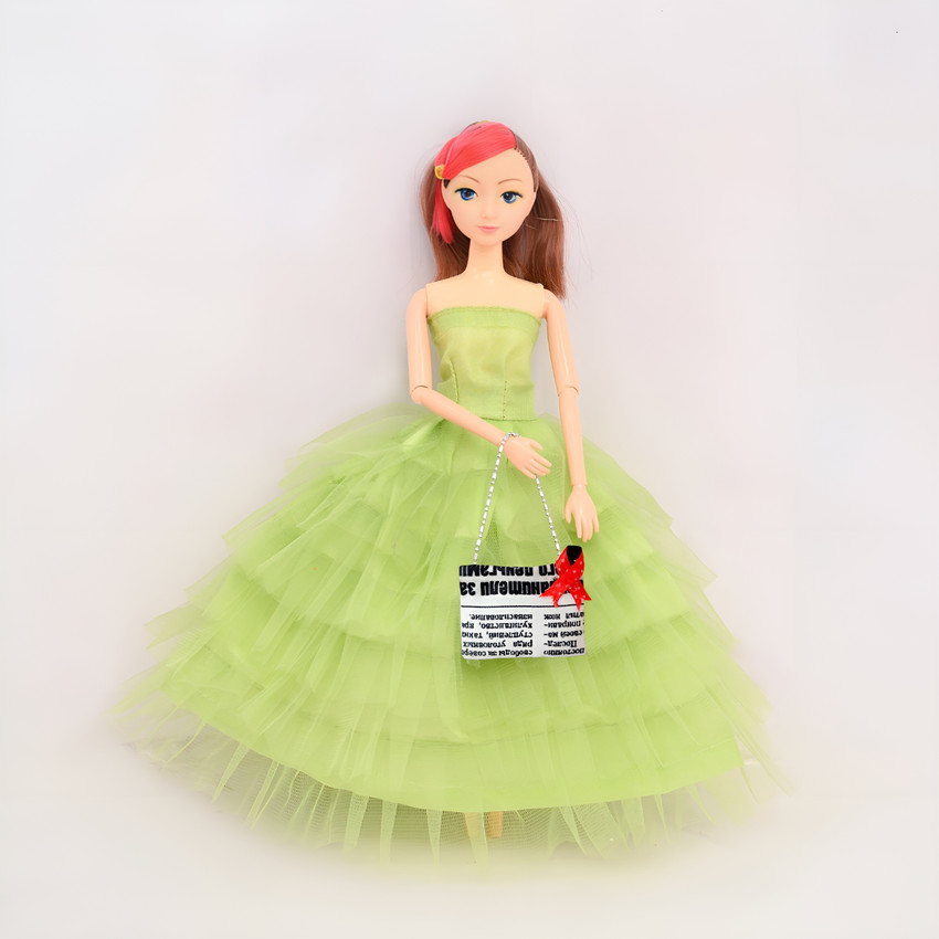 Barbie doll 2024 green dress