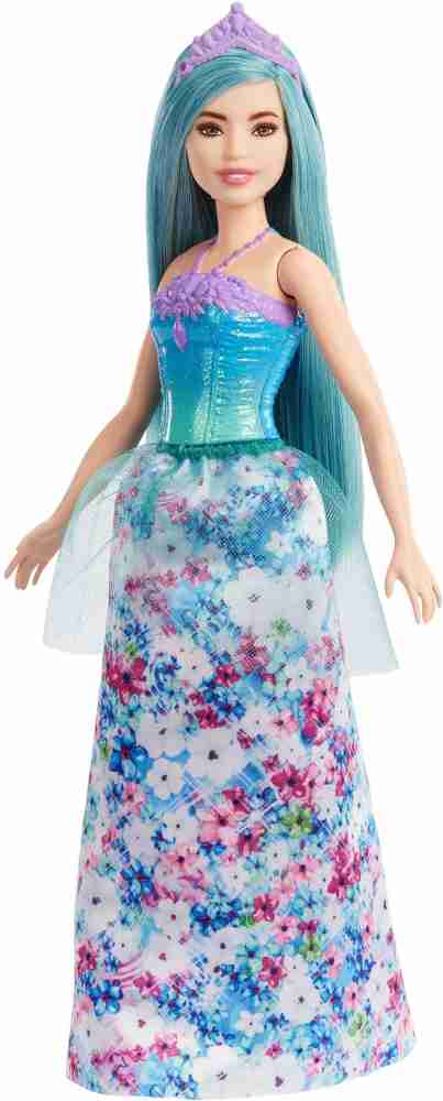 BARBIE Dreamtopia Princess Doll Petite Turquoise Hair for Kids