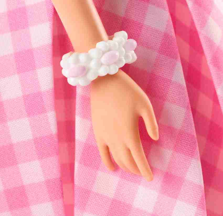 BARBIE The Movie Doll Wearing Pink and White Gingham Dress with Daisy Chain  Necklace - The Movie Doll Wearing Pink and White Gingham Dress with Daisy  Chain Necklace . shop for BARBIE