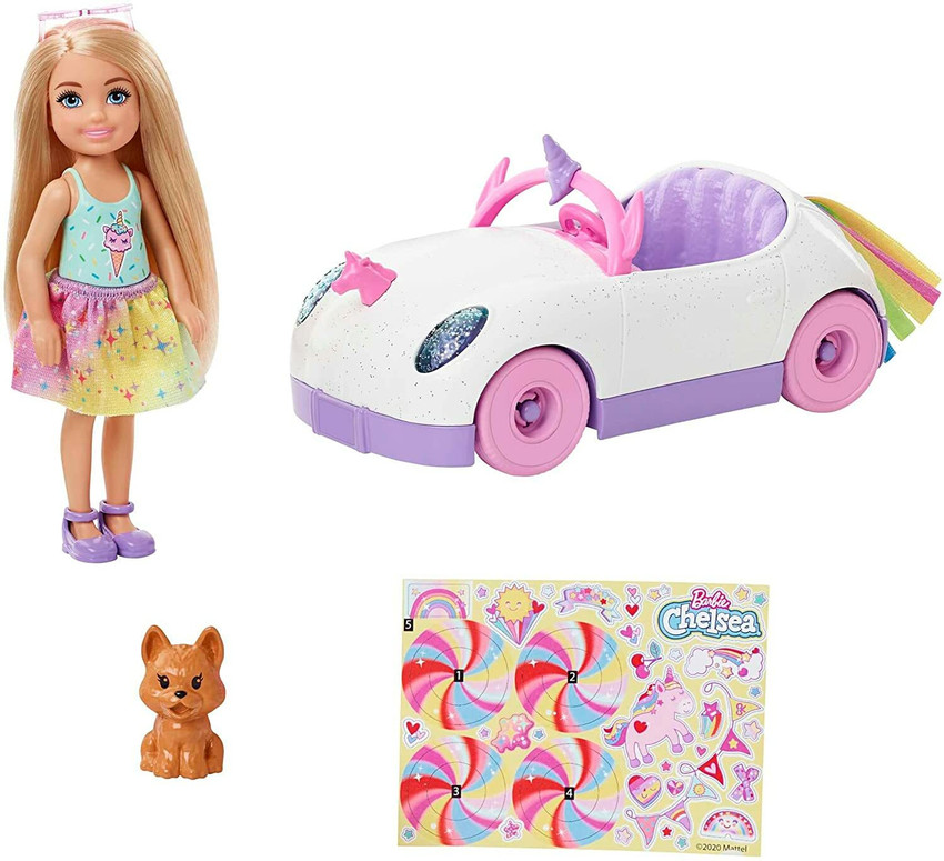 Barbie chelsea princess best sale and baby unicorn