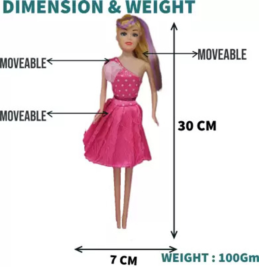 Barbie measurements in on sale cm