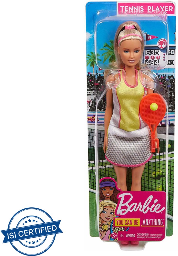 Barbie tennis hot sale player doll