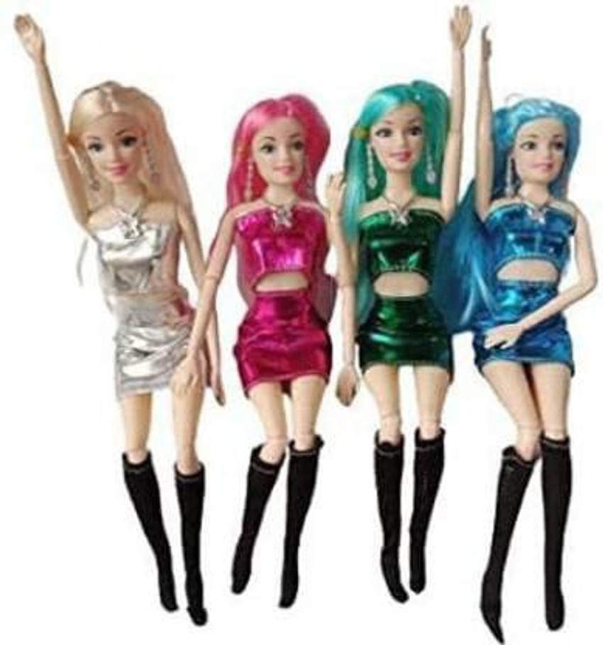 Sakshu Toys Beautiful Charming Cute Foldable Pink Barbie Doll