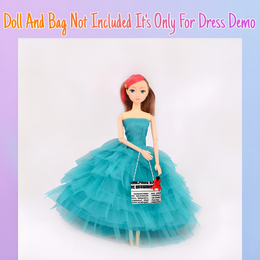 mini gifts Doll Accessories Frock Doll Dresses Handmade