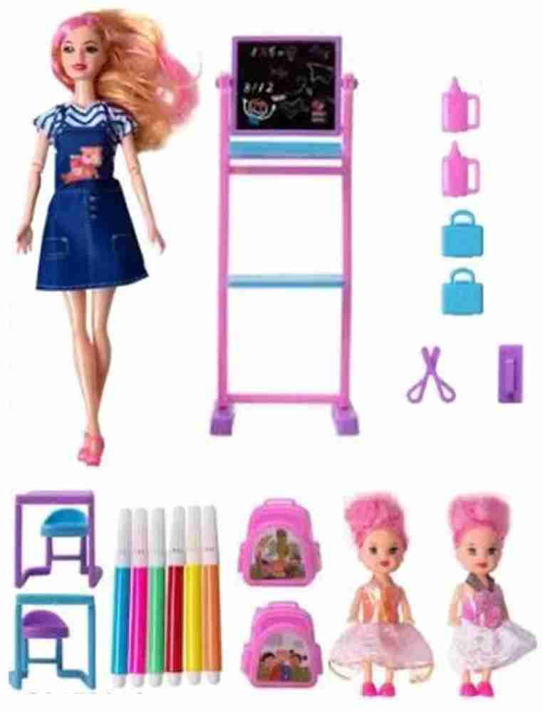 Plastic hot sale doll set