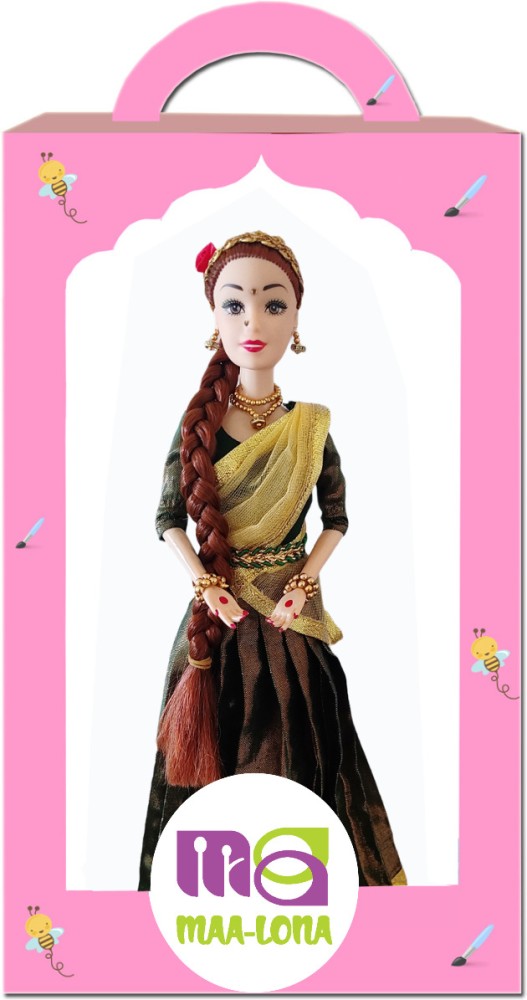 Barbie doll outlet saree making