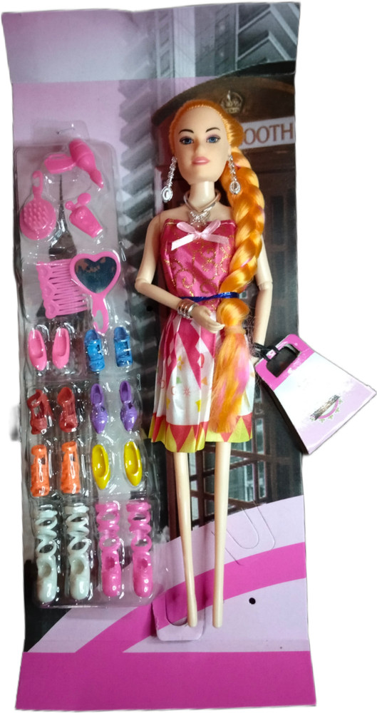 Boy doll with long hair sale