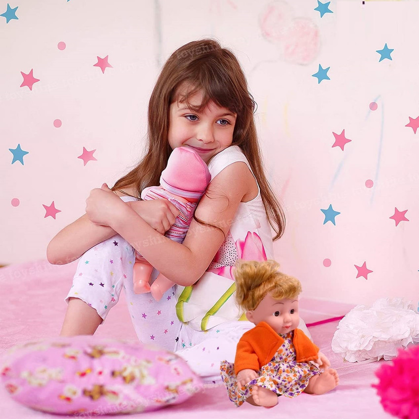 Little girl with doll hot sale