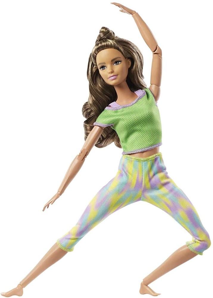BARBIE Made to Move Doll with Green Dress - Made to Move Doll with Green  Dress . Buy MTM FLEXIBLE DOLL toys in India. shop for BARBIE products in  India.