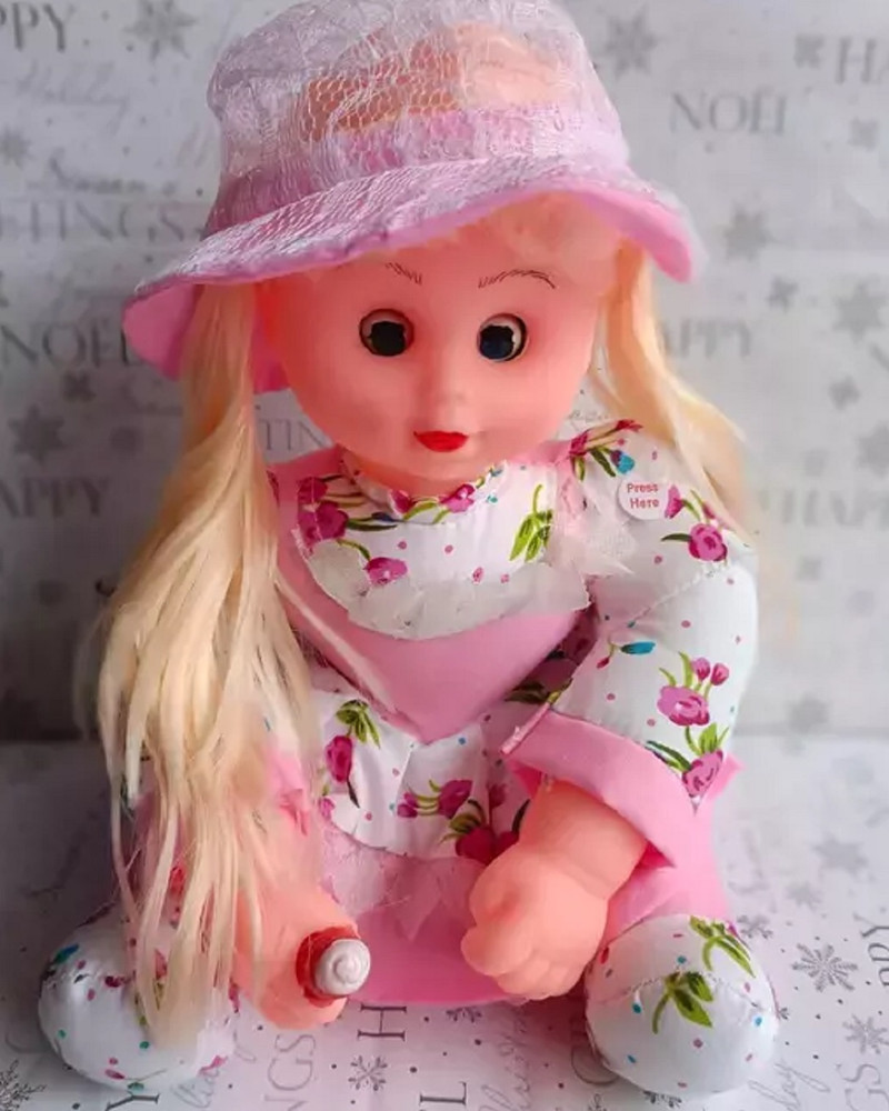 giftsrus Soft Doll Toy for Baby Girls with Long Hair Chu chu