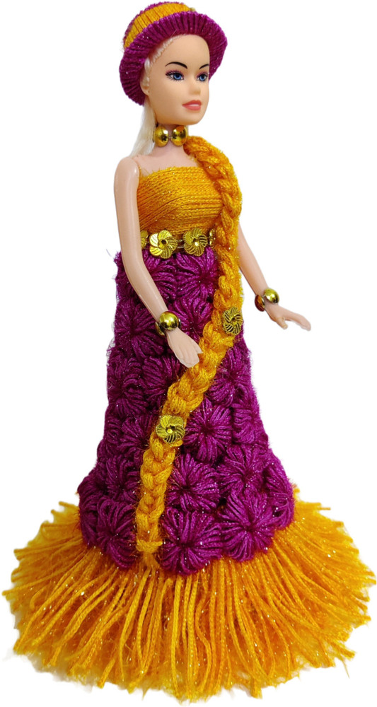 Woolen best sale barbie dress