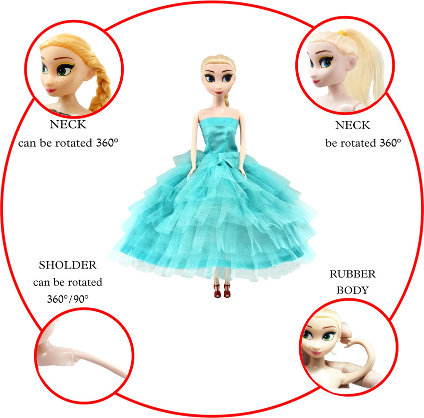 mini gifts Elsa Doll Set Makeup Accessories Shoes Mirror And