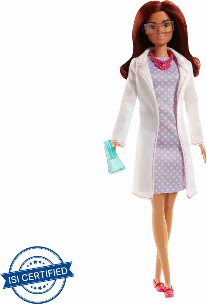 Barbie scientist hot sale doll