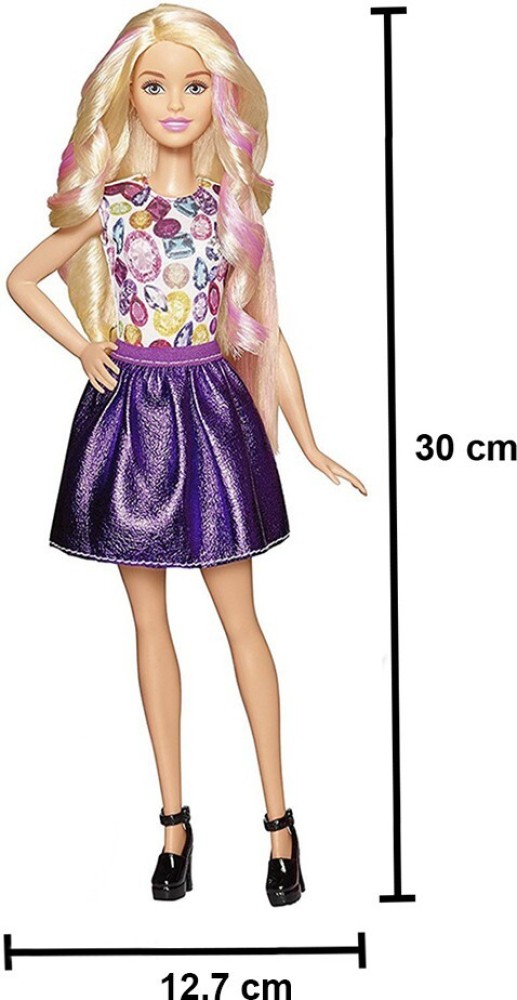 Barbie crimp store and curl doll