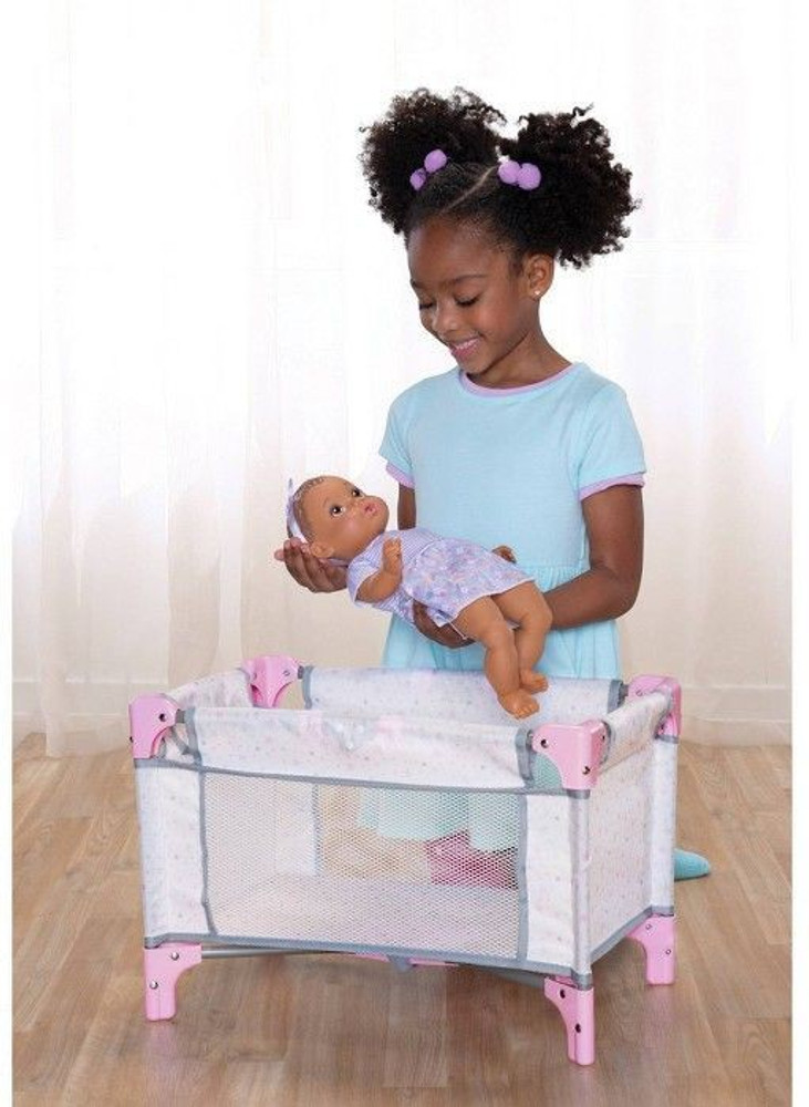 Perfectly cute folding sales crib