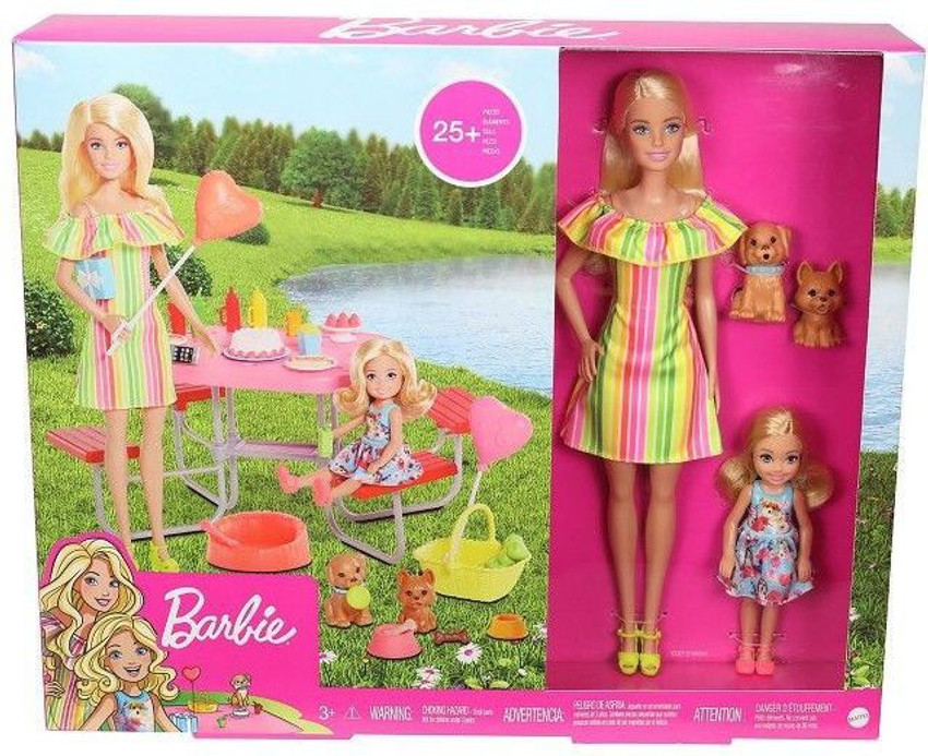 Barbie puppy outlet picnic playset