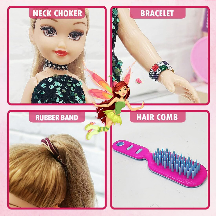 Baby doll with hair to brush store