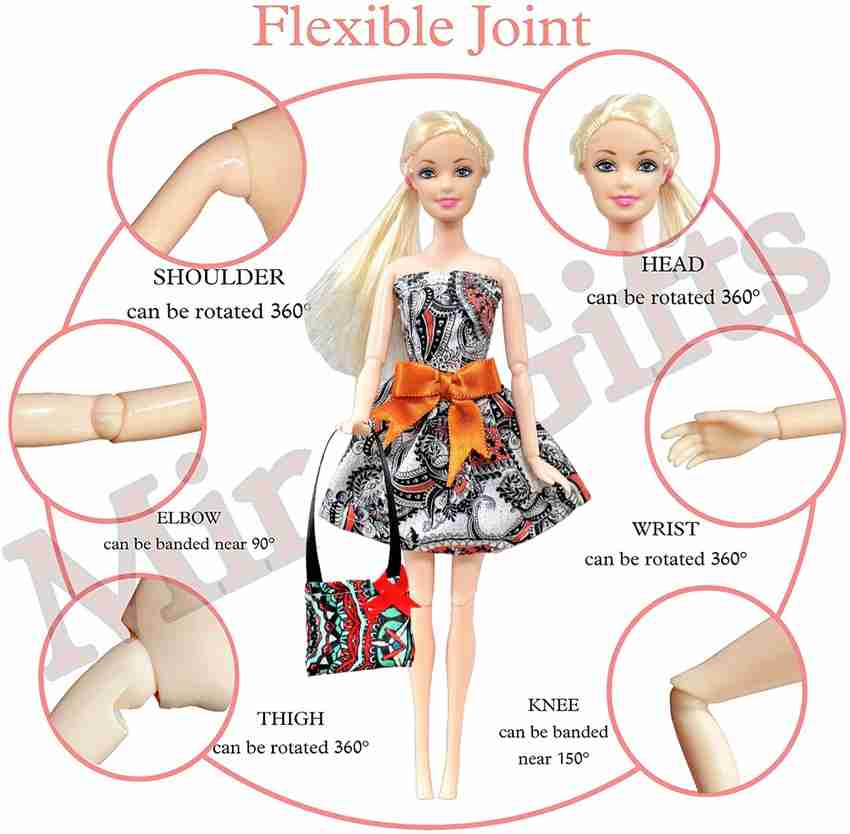 Barbie doll with folding hands clearance