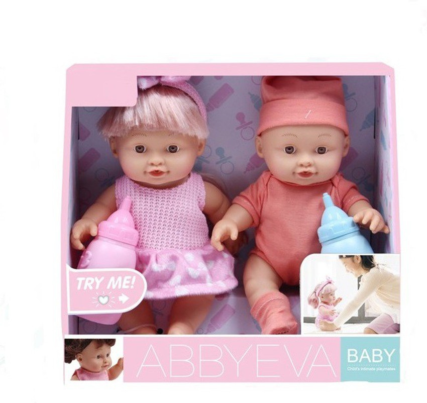 SANJARY 12 Baby Dolls 2 Dolls In One Box Newborn Drinking Water