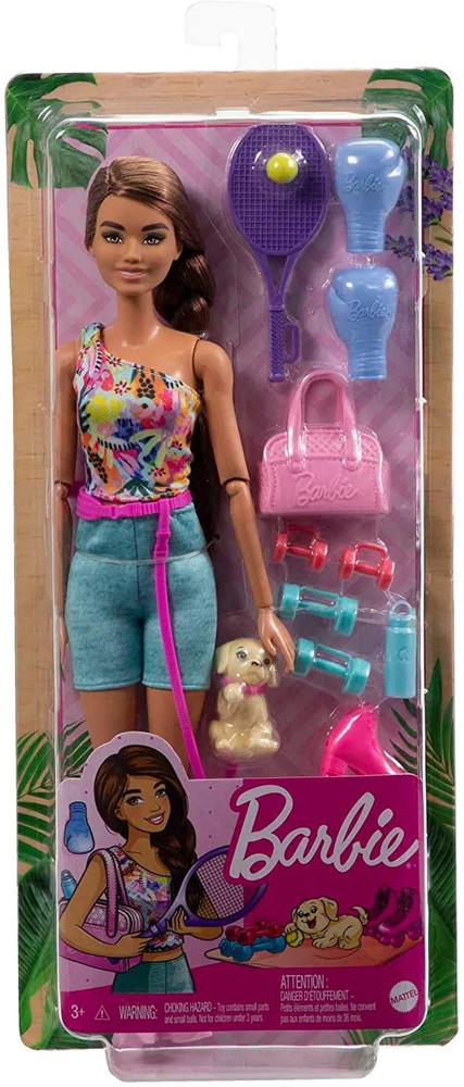 Exercise barbie doll deals