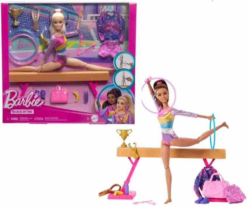 BARBIE Gymnastics Doll Accessories Playset with Blonde Fashion Doll Gymnastics Doll Accessories Playset with Blonde Fashion Doll Buy DOLL toys in India. shop for BARBIE products in India. Flipkart