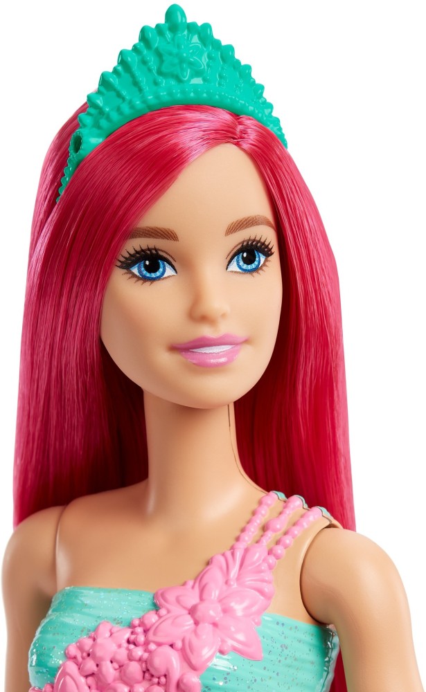 Barbie doll with pink hair new arrivals