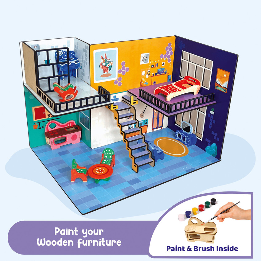 Boys wooden cheap doll house