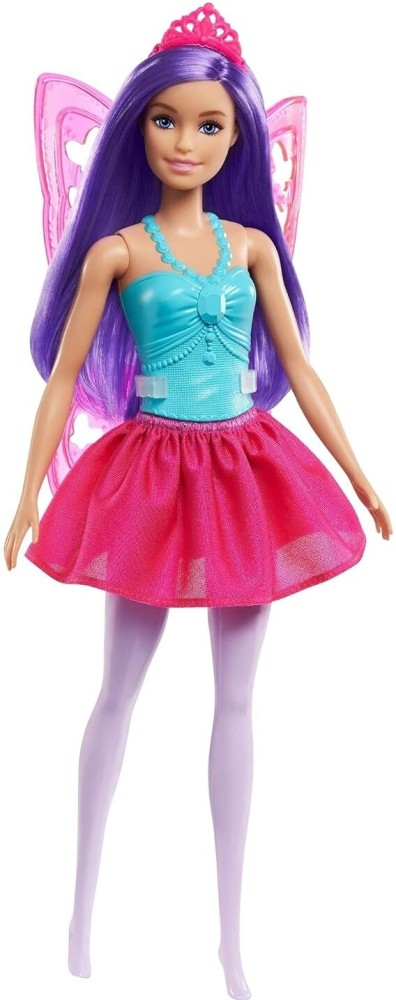 Barbie dreamtopia fairy doll purple hair online