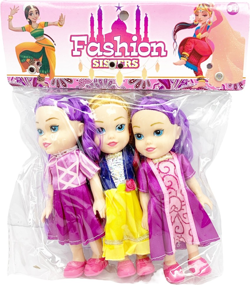 3 cute dolls