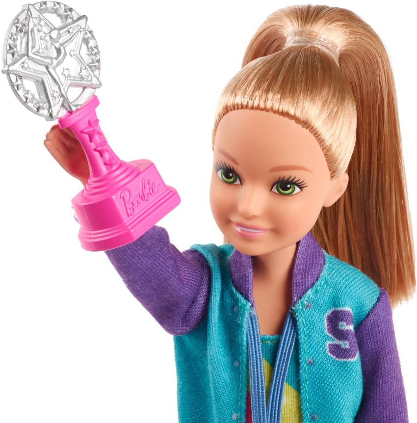 BARBIE Team Stacie Doll and Gymnastics Playset with Spinning Bar Team Stacie Doll and Gymnastics Playset with Spinning Bar Buy Doll toys in India. shop for BARBIE products in India