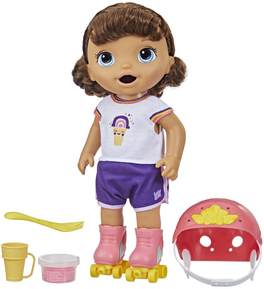 Baby store skates doll
