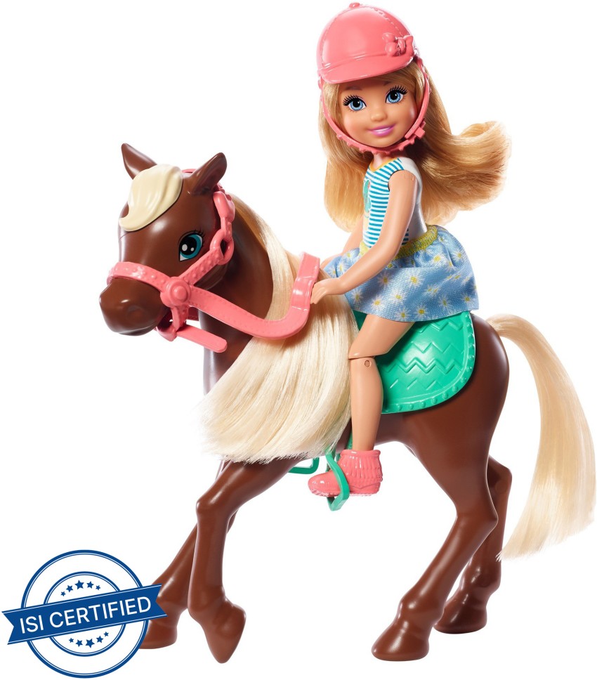 Barbie chelsea doll cheap & pony playset