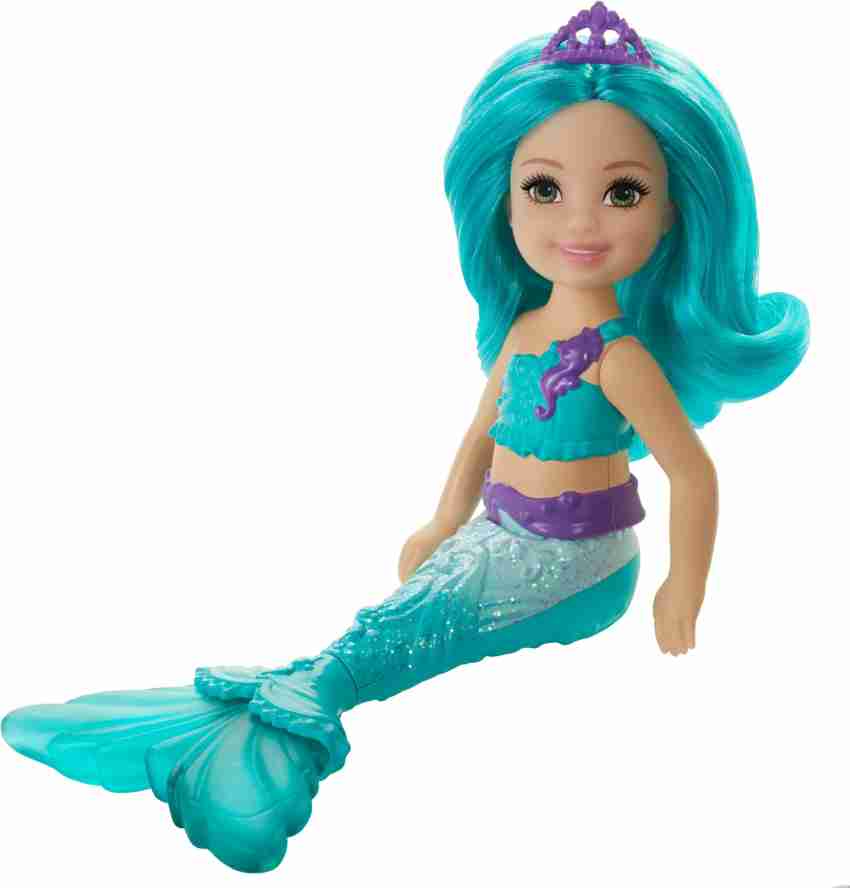 BARBIE Dreamtopia Chelsea Mermaid Doll 6.5 inch with Teal Hair