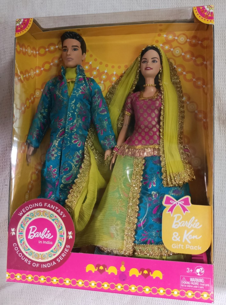 Indian wedding couple BArbie DOlls..  Bride dolls, Barbie bride doll, Barbie  doll clothing patterns