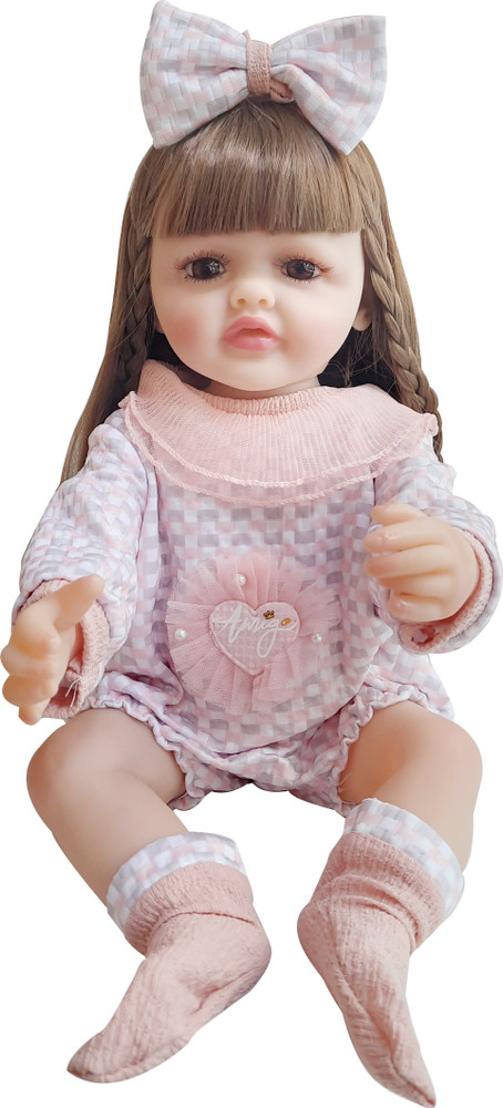 Himaja Little Shopee Imported Silicone Body Reborn Girl Baby Doll Big Size 55CM Imported Silicone Body Reborn Girl Baby Doll Big Size 55CM Buy SILICONE GIRL BABY DOLL toys in